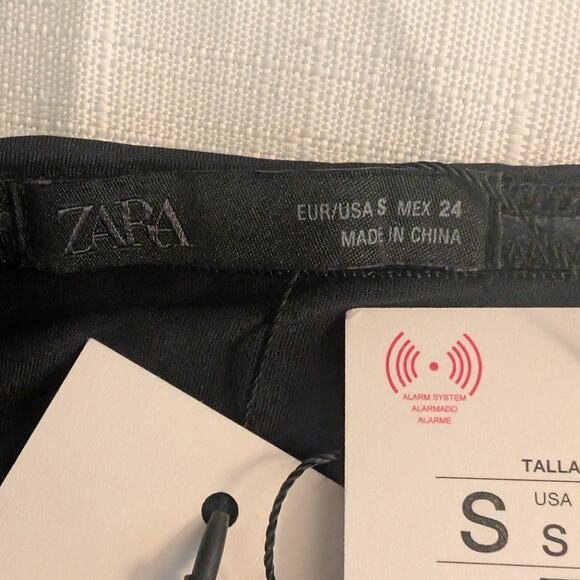 Zara Black Bandeau Swimsuit With Gold Sun Details - Picture 9 of 16